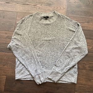 J Crew ladies sweatshirt, heather gray, size XL